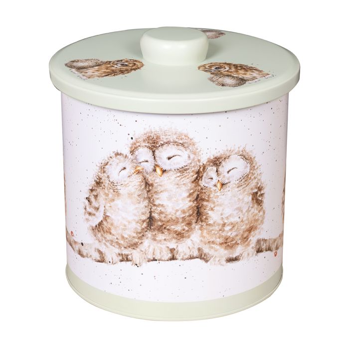 Wrendale Designs 'The Country Set' Owl Biscuit Barrel
