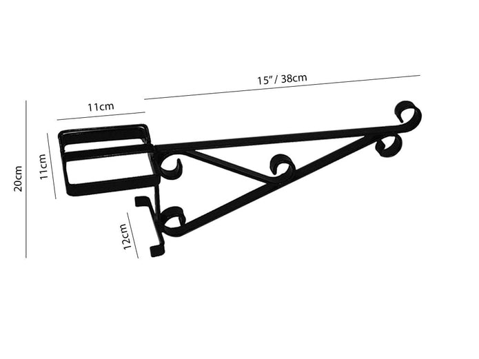 Garden Pride Post Bracket 15" For Concrete Post