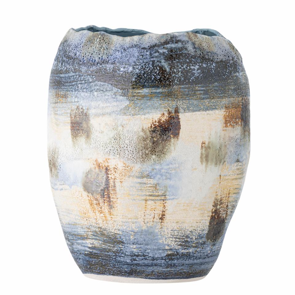 Bloomingville Nienna Vase Blue Stoneware