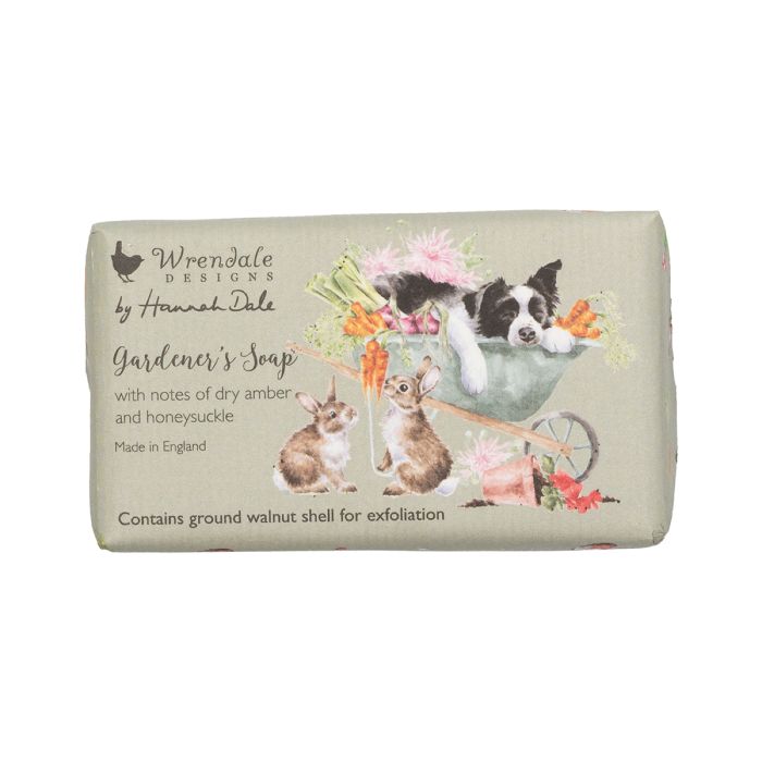 Wrendale Designs Dry Amber & Honeysuckle Gardener's Soap 190g