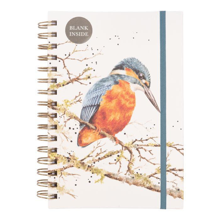 Wrendale Designs 'Pond Dipping' Kingfisher Blank Notebook