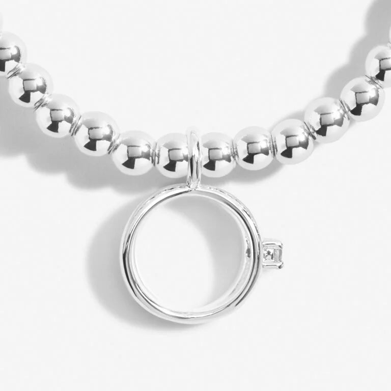 Joma Jewellery A Little 'You'Re Engaged!' Silver Plated Bracelet