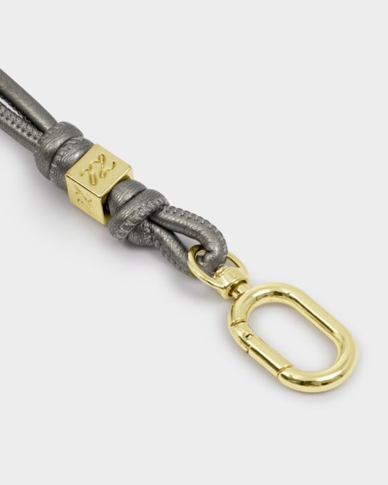 Katie Loxton Gia Bag Charm Keyring Pewter