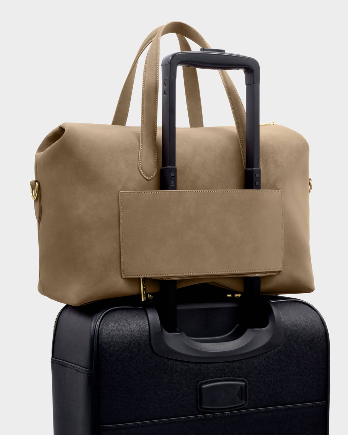 Katie Loxton Milan Cabin Bag Taupe Suedette