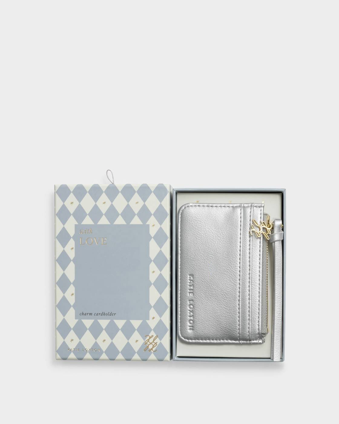 Katie Loxton Gift Boxed Coin & Cardholder Silver