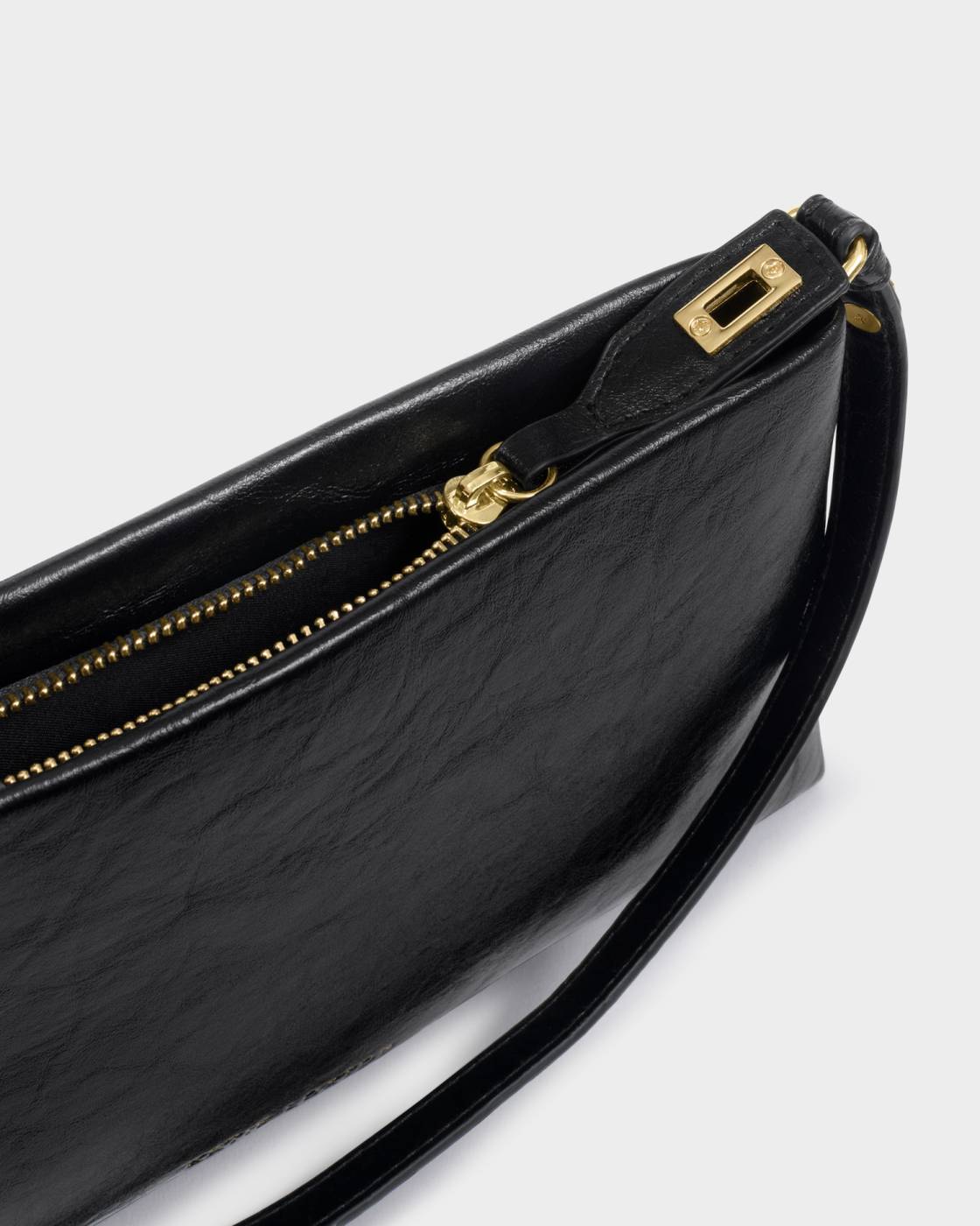 Katie Loxton Orin Twist Lock Small Shoulder Bag Black