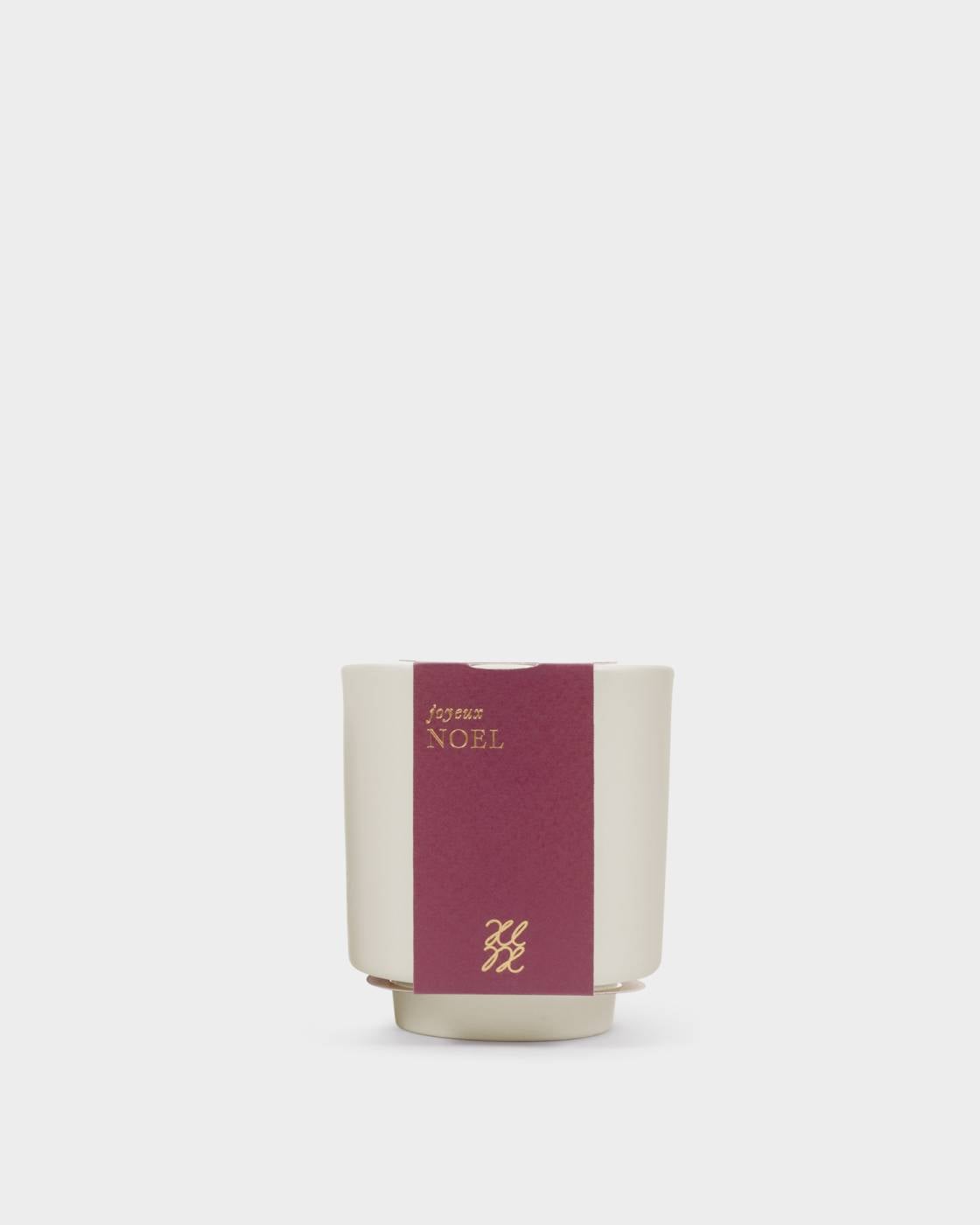Katie Loxton Ceramic Sentiment Candle Joyeux Noel Frosted Pine And Cedarwood