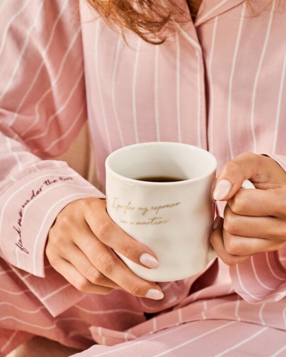 Katie Loxton Gift Bow Mug  'I Prefer My Espresso In A Martini'