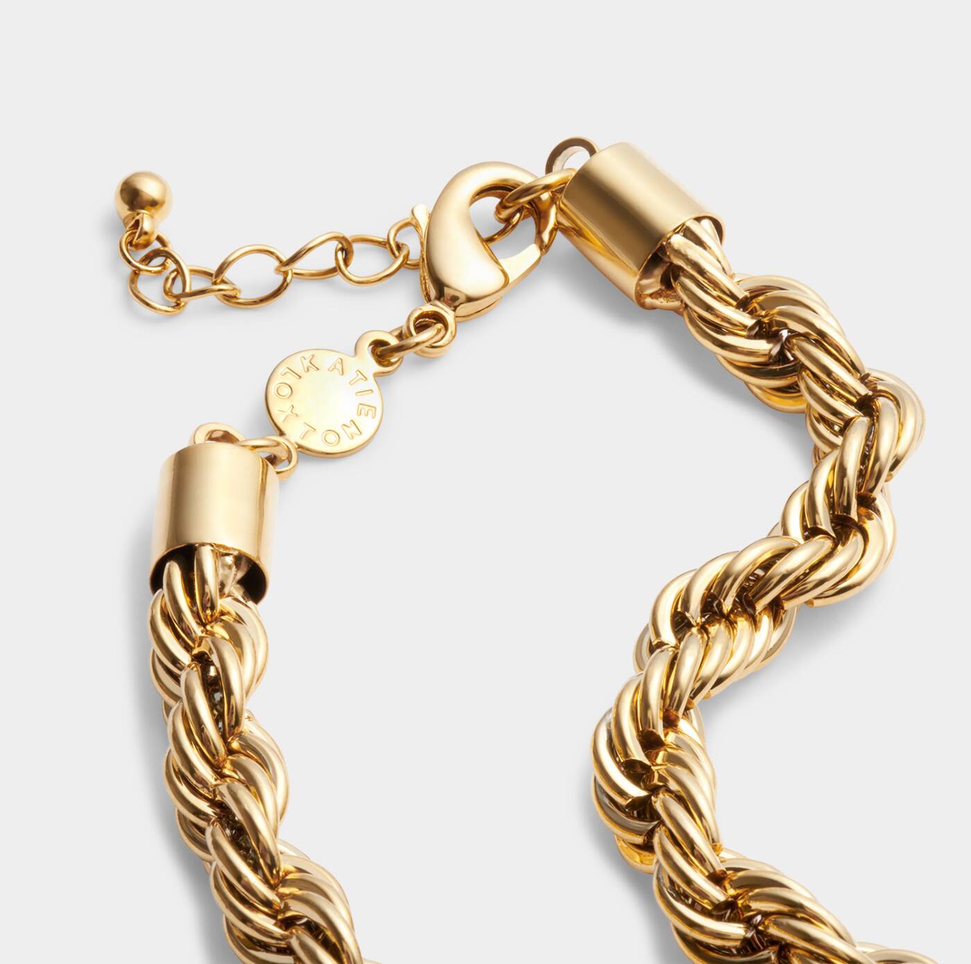 Katie Loxton Reine Waterproof Gold Rope Bracelet 18cm