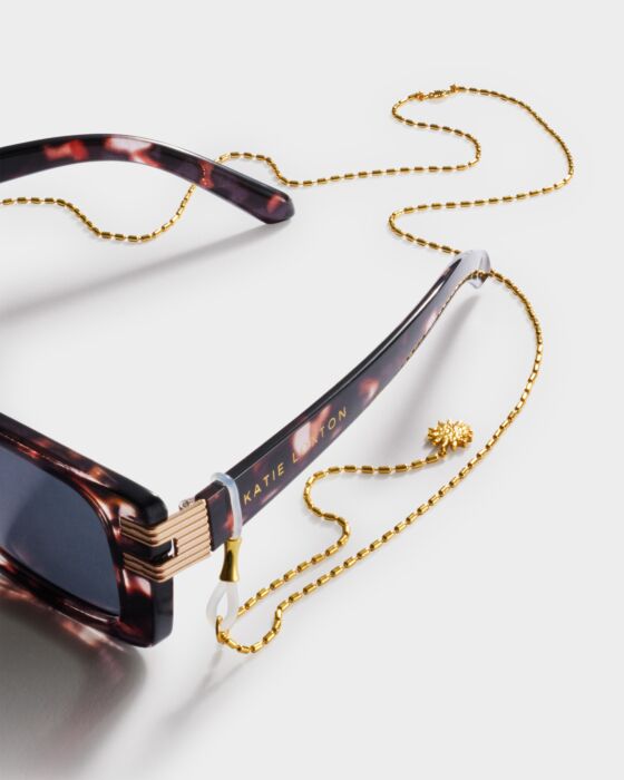 Katie Loxton Solesi Sun Sunglasses Chain Gold Coated