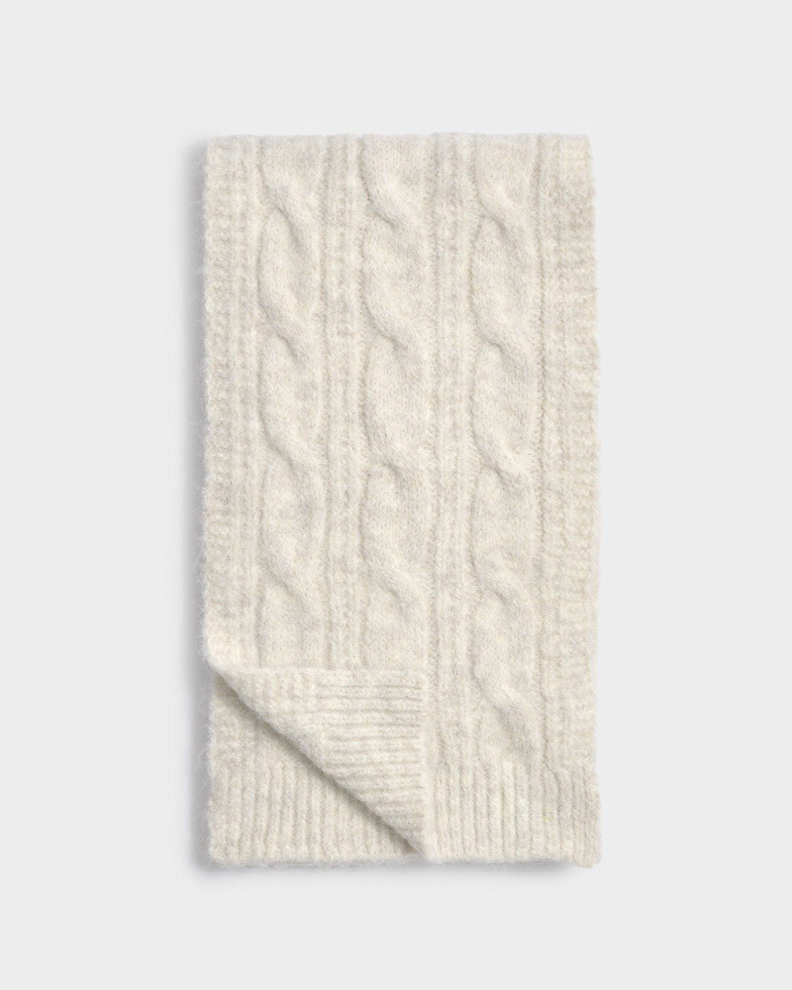 Katie Loxton Cable Knit Scarf Cream