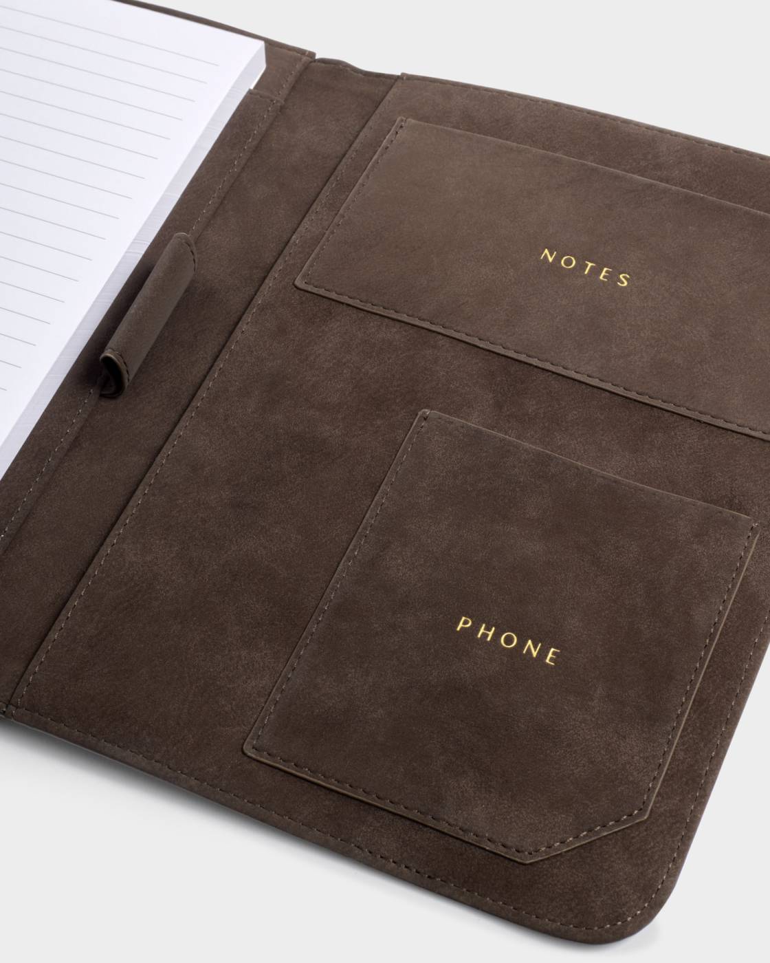 Katie Loxton Planner Chocolate Suedette
