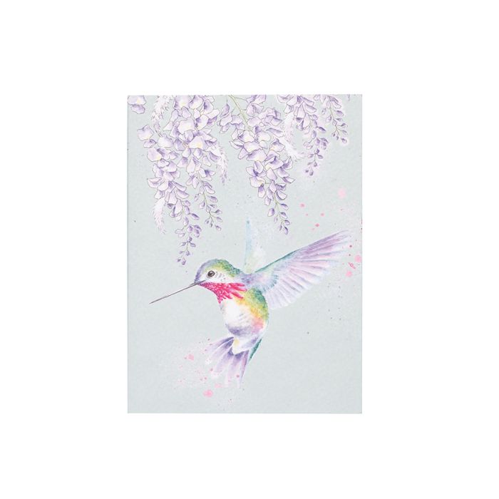 Wrendale Designs 'Wisteria Wishes' Hummingbird A6 Notebook