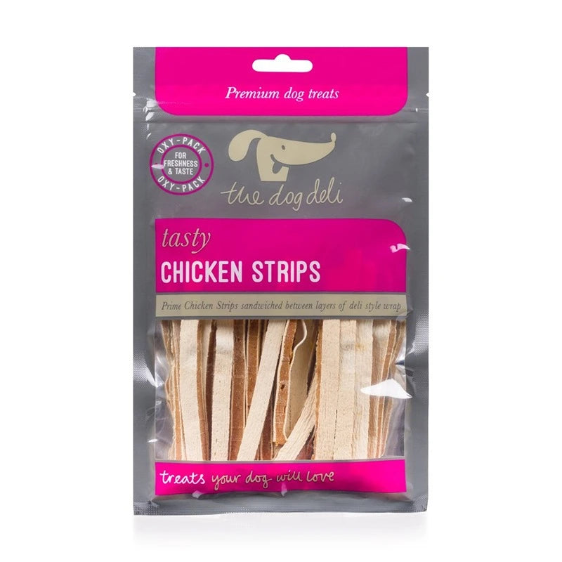 Petface Dog Deli Chicken Strips 100g