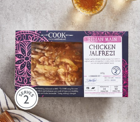 Cook Frozen Chicken Jalfrezi