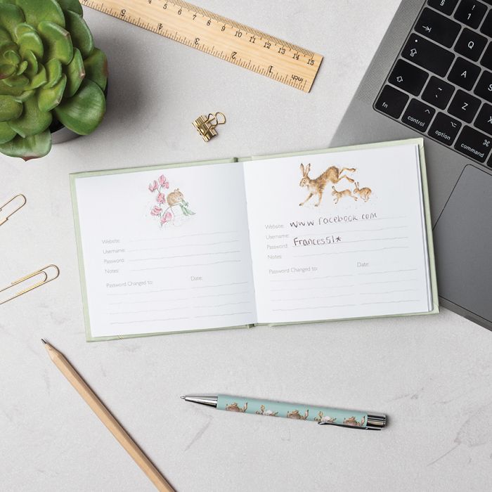 Wrendale Designs 'Hydrangea' Bee Password Book