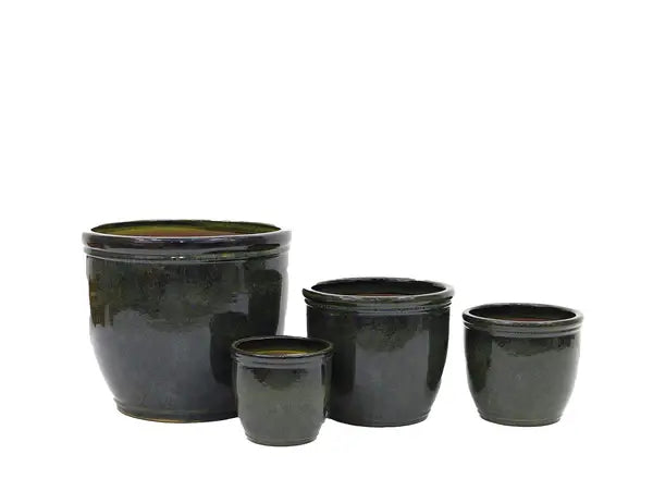 Woodlodge Bella Plain Green Pot