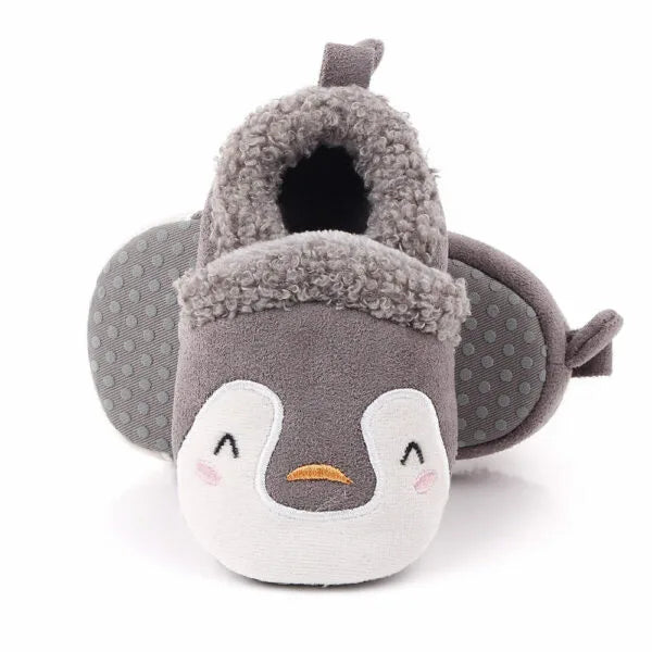 Ziggle Penguin Slippers - 12-18 months